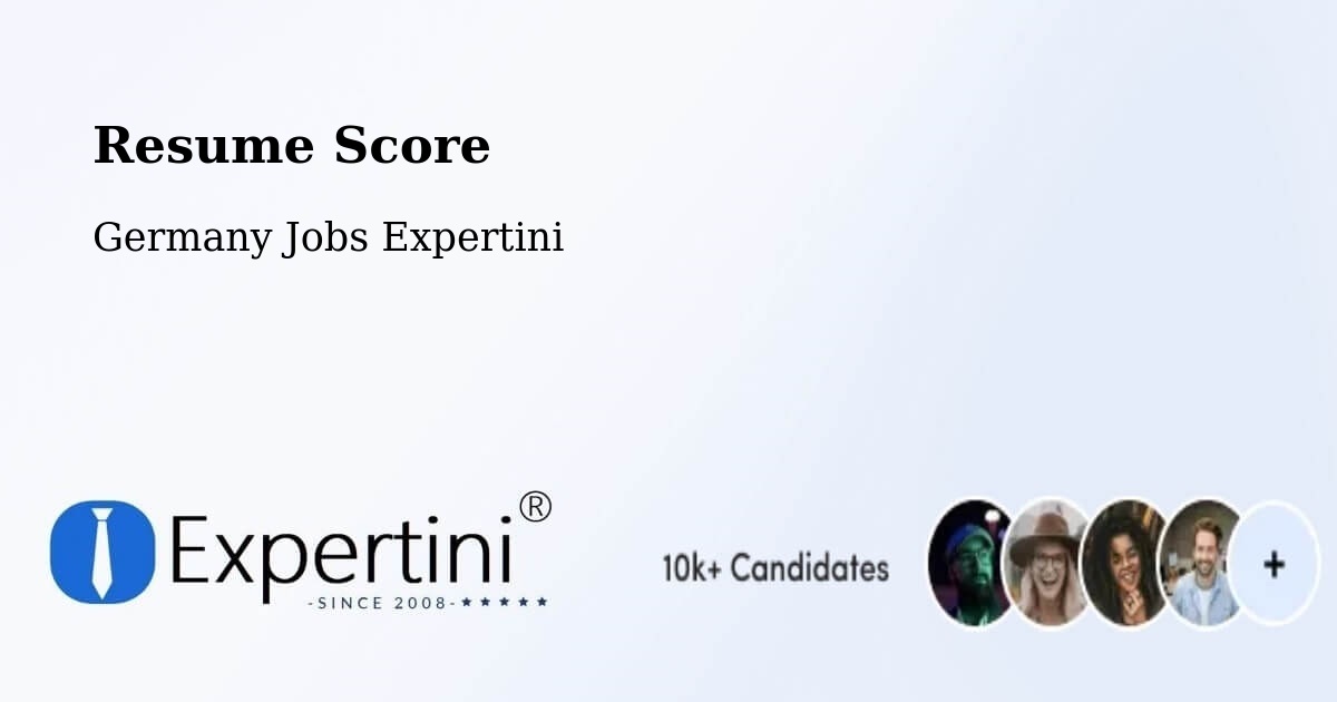Resume Score & Job Description Match Tool – Beuren - Germany Jobs Expertini